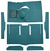 F9162406 1963-65 Falcon/Comet Hardtop L6 w/ Floor Shift; Cut & Sewn; Loop Carpet; Kit; Aqua - image 1
