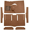 F9162418 1963-65 Falcon/Comet Hardtop L6 w/ Floor Shift; Cut & Sewn; Loop Carpet; Kit; Dark Saddle - image 1