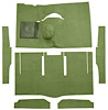 F9162419 1963-65 Falcon/Comet Hardtop L6 w/ Floor Shift; Cut & Sewn; Loop Carpet; Kit; Moss Green - image 1