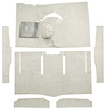 F9162423 1963-65 Falcon/Comet Hardtop L6 w/ Floor Shift; Cut & Sewn; Loop Carpet; Kit; Silver - image 1