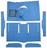 F9162462 1963-65 Falcon/Comet Hardtop L6 w/ Floor Shift; Cut & Sewn; Loop Carpet; Kit; Ford Blue - image 1