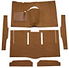 F9162618 1963-65 Falcon/Comet 2-Door Hardtop w/ Column Shift; Cut & Sewn; Loop Carpet; Kit; Dark Saddle - image 1