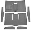 F9162647 1963-65 Falcon/Comet 2-Door Hardtop w/ Column Shift; Cut & Sewn; Loop Carpet; Kit; Gunmetal Gray - image 1
