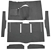 F9162657 1963-65 Falcon/Comet 2-Door Hardtop w/ Column Shift; Cut & Sewn; Loop Carpet; Kit; Charcoal - image 1