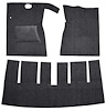 F9165901 1963 Ford Galaxie Convertible Auto/4-Speed; w/ Console Cut & Sewn; Loop Carpet; Kit; Black - image 1