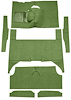 F9174319 1963-65 Falcon/Comet 4-Door Wagon V8 w/ Floor Shift; Cut & Sewn; Loop Carpet; Kit; Moss Green - image 1