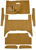 F9174369 1963-65 Falcon/Comet 4-Door Wagon V8 w/ Floor Shift; Cut & Sewn; Loop Carpet; Kit; Medium Saddle - image 1