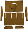 F9174618 1963-65 Falcon/Comet 2-Door Sedan/Ranchero V8 w/ Floor Shift; Cut & Sewn; Loop Carpet; Kit; Dark Saddle - image 1