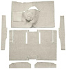 F9174623 1963-65 Falcon/Comet 2-Door Sedan/Ranchero V8 w/ Floor Shift; Cut & Sewn; Loop Carpet; Kit; Silver - image 1
