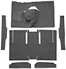 F9174647 1963-65 Falcon/Comet 2-Door Sedan/Ranchero V8 w/ Floor Shift; Cut & Sewn; Loop Carpet; Kit; Gunmetal Gray - image 1