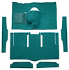 F9174806 1963-65 Falcon/Comet 2-Door Hardtop 8 Cyl w/ Floor Shift; Cut & Sewn; Loop Carpet; Kit; Aqua - image 1