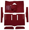 F9174815 1963-65 Falcon/Comet 2-Door Hardtop 8 Cyl w/ Floor Shift; Cut & Sewn; Loop Carpet; Kit; Maroon - image 1