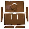 F9174818 1963-65 Falcon/Comet 2-Door Hardtop 8 Cyl w/ Floor Shift; Cut & Sewn; Loop Carpet; Kit; Dark Saddle - image 1