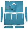 F9174841 1963-65 Falcon/Comet 2-Door Hardtop 8 Cyl w/ Floor Shift; Cut & Sewn; Loop Carpet; Kit; Medium Blue - image 1