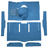 F9174862 1963-65 Falcon/Comet 2-Door Hardtop 8 Cyl w/ Floor Shift; Cut & Sewn; Loop Carpet; Kit; Ford Blue - image 1