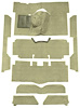 F9175044 1963-65 Falcon/Comet Convertible V8 w/ Floor Shift; Cut & Sewn; Loop Carpet; Kit; Fawn Sandalwood - image 1
