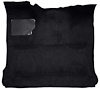 F9183201 1980-86 Ford F-Series Regular Cab w/ Low Tunnel; Molded; Cutpile Carpet; Kit; Black - image 1