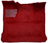 F9183202 1980-86 Ford F-Series Regular Cab w/ Low Tunnel; Molded; Cutpile Carpet; Kit; Red - image 1