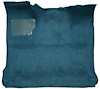 F9183241 1980-86 Ford F-Series Regular Cab w/ Low Tunnel; Molded; Cutpile Carpet; Kit; Ocean Blue/Bright Blue - image 1