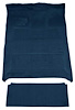 F9183512 1980-96 Ford F-Series Crew Cab w/ Low Tunnel; Molded; Cutpile Carpet; Kit; Regatta Blue - image 1