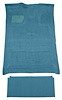 F9183603 1980-86 Ford F-Series Crew Cab w/ High Tunnel; Molded; Cutpile Carpet; Kit; Blue - image 1
