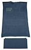 F9183604 1980-86 Ford F-Series Crew Cab w/ High Tunnel; Molded; Cutpile Carpet; Kit; Federal Blue - image 1