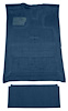 F9183608 1980-86 Ford F-Series Crew Cab w/ High Tunnel; Molded; Cutpile Carpet; Kit; Blue - image 1