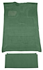 F9183619 1980-86 Ford F-Series Crew Cab w/ High Tunnel; Molded; Cutpile Carpet; Kit; Sage Green - image 1