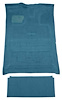 F9183631 1980-86 Ford F-Series Crew Cab w/ High Tunnel; Molded; Cutpile Carpet; Kit; Blue - image 1