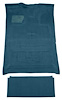 F9183641 1980-86 Ford F-Series Crew Cab w/ High Tunnel; Molded; Cutpile Carpet; Kit; Ocean/Bright Blue - image 1