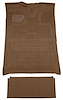 F9183659 1980-86 Ford F-Series Crew Cab w/ High Tunnel; Molded; Cutpile Carpet; Kit; Cognac - image 1