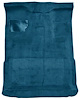 F9183941 1980-86 Ford F-Series Extra Cab w/ High Tunnel; Molded; Cutpile Carpet; Kit; Ocean Blue/Bright Blue - image 1