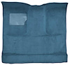 F9184731 1974-79 F-100/F-150 Regular Cab w/ Low Tunnel; Molded; Cutpile Carpet; Kit; Blue - image 1