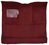 F9184815 1965-73 Ford F-Series Regular Cab Truck w/ Low Tunnel; Molded Loop Carpet; Kit; Maroon - image 1