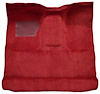 F9185002 1974-79 Ford F-Series Regular Cab w/ High Tunnel; Molded; Cutpile Carpet; Kit; Red - image 1