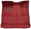F9185102 1965-73 Ford F-Series Regular Cab Truck w/ High Tunnel; Molded Loop Carpet; Red - image 1