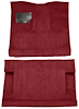 F9185315 1974-79 Ford F-Series Crew Cab w/ Low Tunnel; Molded; Cutpile Carpet; Kit; Maroon - image 1