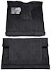 F9185501 1974-79 F-Series Crew Cab w/ High Tunnel; Molded; Cutpile Carpet; Kit; Black - image 1