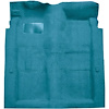 F9186404 1971-73 Galaxie 500/LTD 2-Door - Molded Loop Carpet Kit - Bright Blue - image 1