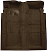 F9186430 1971-73 Galaxie 500/LTD 2-Door - Molded Loop Carpet Kit - Dark Brown - image 1
