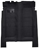 F9186501 1974-78 Galaxie 500/LTD 4-Door - Molded Cutpile Carpet Kit - Black - image 1