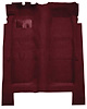 F9186515 1974-78 Galaxie 500/LTD 4-Door - Molded Cutpile Carpet Kit - Maroon - image 1