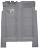 F9186523 1974-78 Galaxie 500/LTD 4-Door - Molded Cutpile Carpet Kit - Silver - image 1