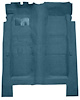 F9186531 1974-78 Galaxie 500/LTD 4-Door - Molded Cutpile Carpet Kit - Blue - image 1