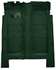 F9186613 1971-73 Galaxie/LTD 4-Door - Molded Loop Carpet Kit - Dark Green - image 1