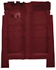 F9186615 1971-73 Galaxie/LTD 4-Door - Molded Loop Carpet Kit - Maroon - image 1