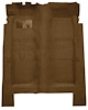 F9186618 1971-73 Galaxie/LTD 4-Door - Molded Loop Carpet Kit - Dark Saddle - image 1
