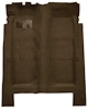 F9186630 1971-73 Galaxie/LTD 4-Door - Molded Loop Carpet Kit - Dark Brown - image 1