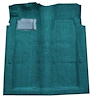 F9187206 1969-70 Ford Galaxie/LTD 2-Door w/ Column Shift - Loop Carpet Kit - Aqua - image 1