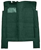 F9189113 1969-70 Galaxie 4-Door/Ranch Wagon - Molded Loop Carpet Kit - Dark Green - image 1